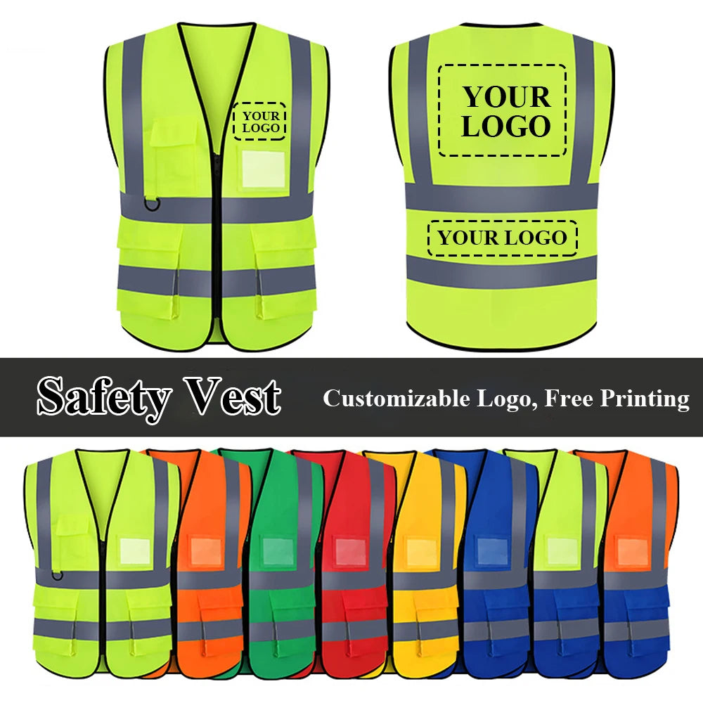 Custom Your LOGO Safety Vest for Women Men