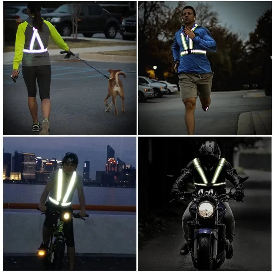 Adjustable Reflective Security Vests Safety High