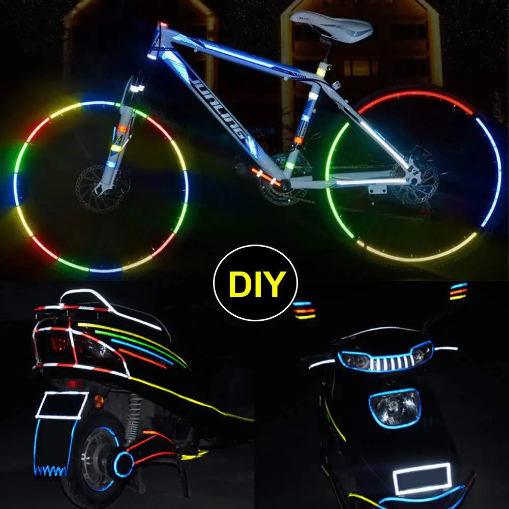 1cm*8m Reflective Tapes 9 Colors Reflectors Warning