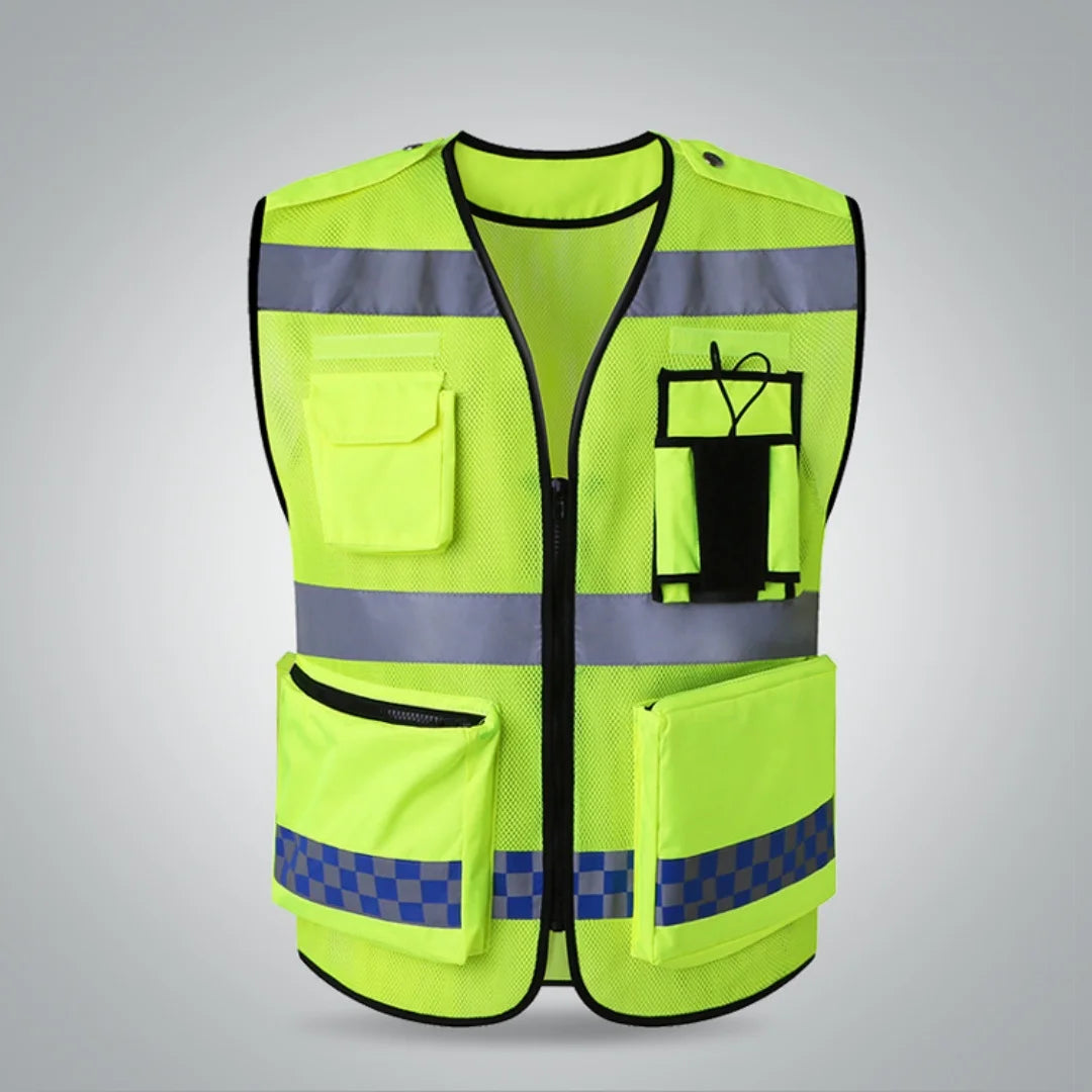 Summer Multi functional Breathable Reflective Safety Vest