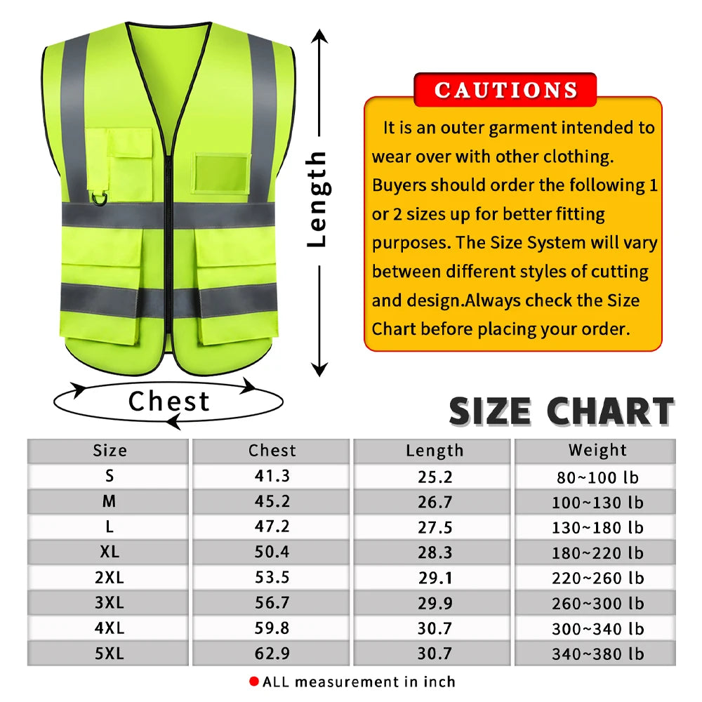 Custom Your LOGO Safety Vest for Women Men
