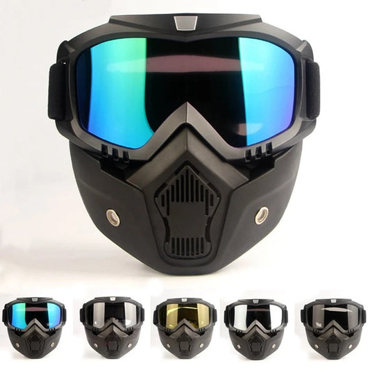 Bicycle helmet Full Face Anti-fog Mask Helmet