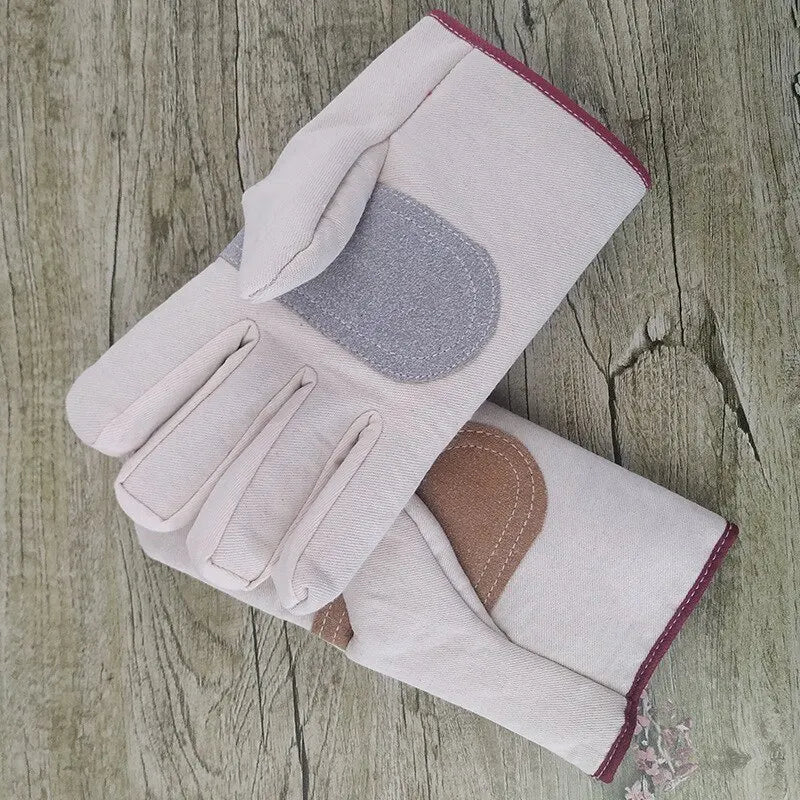 Canvas Gloves Double Thickened Protective Labor