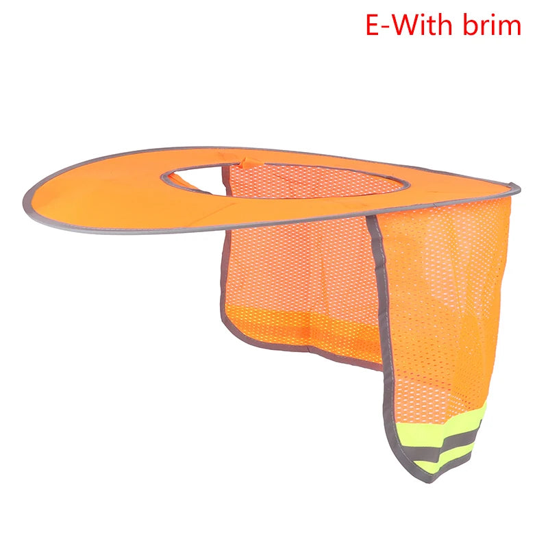 Summer Sun Shade Safety Neck Shield Helmets