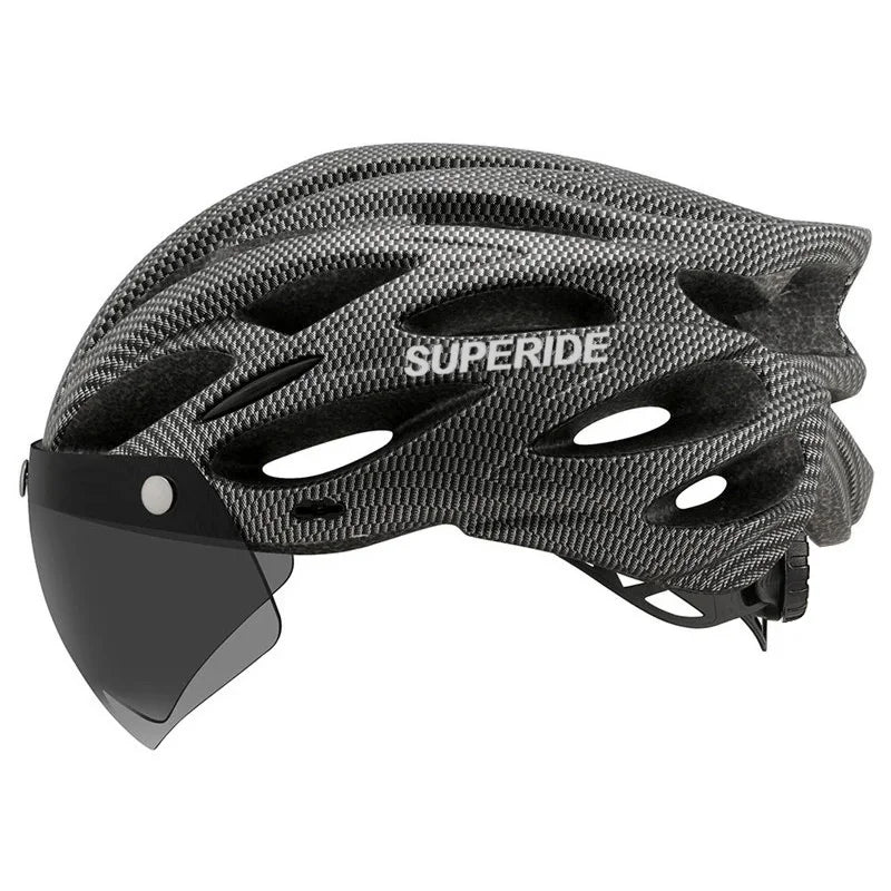 Ultalight Cycling Helmet with Magnetic Googles