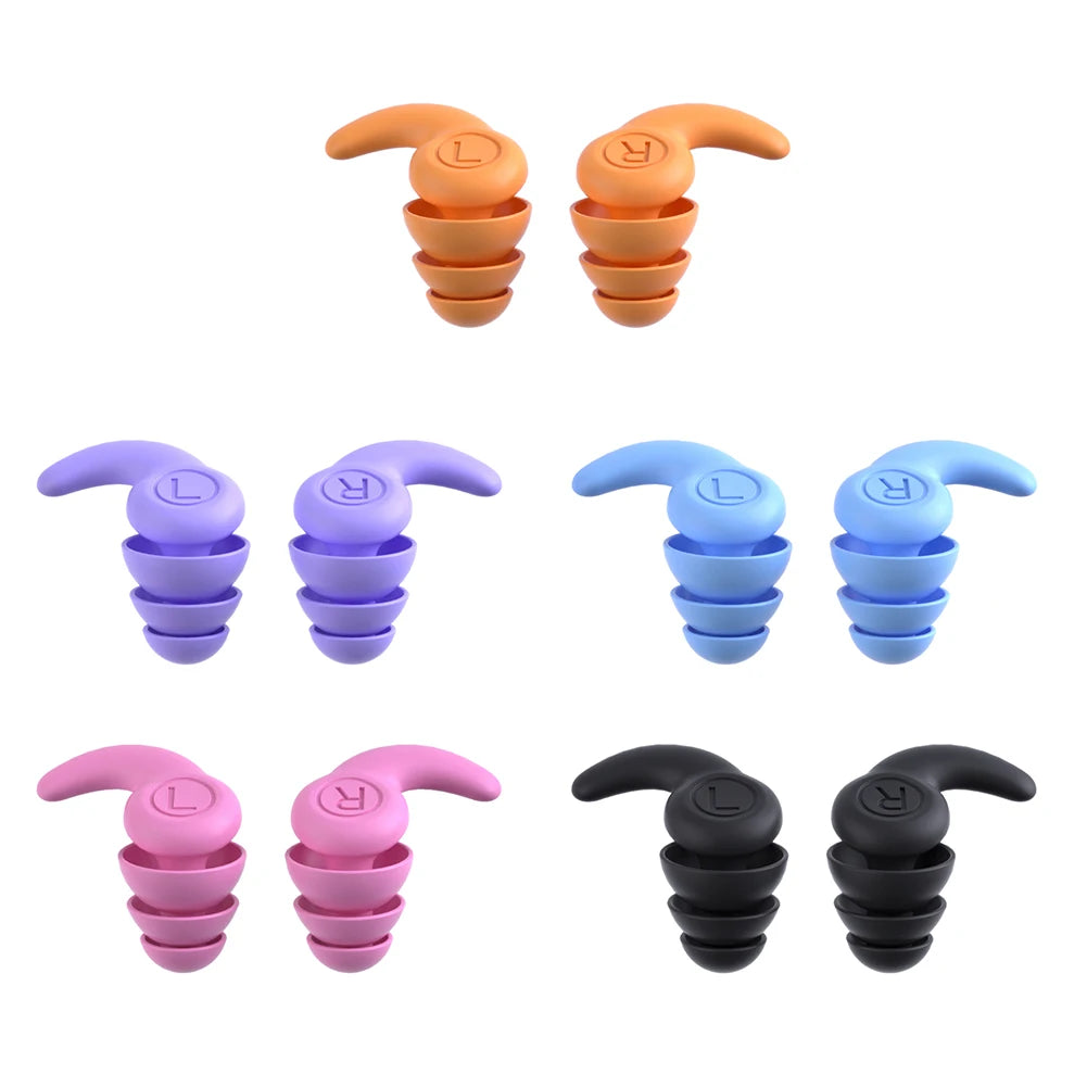 Children Silicone Ear Protector Canceling Noise 3 Layers