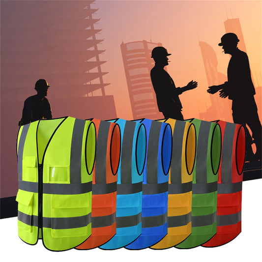 Adjustable Reflective Highlight Security Vests High