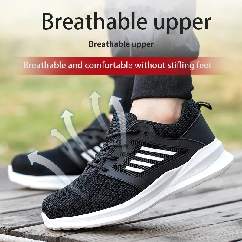 Work Safety Shoes Men Lightweight Indestructible