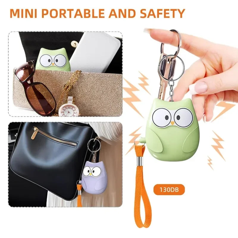 130db Self Defense Siren Safety Alarm For Women Girl