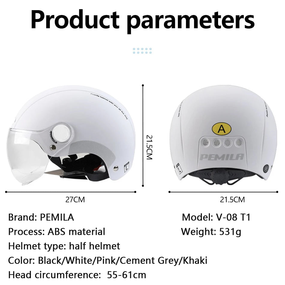 PEMILA Cycling Helmet With Goggles
