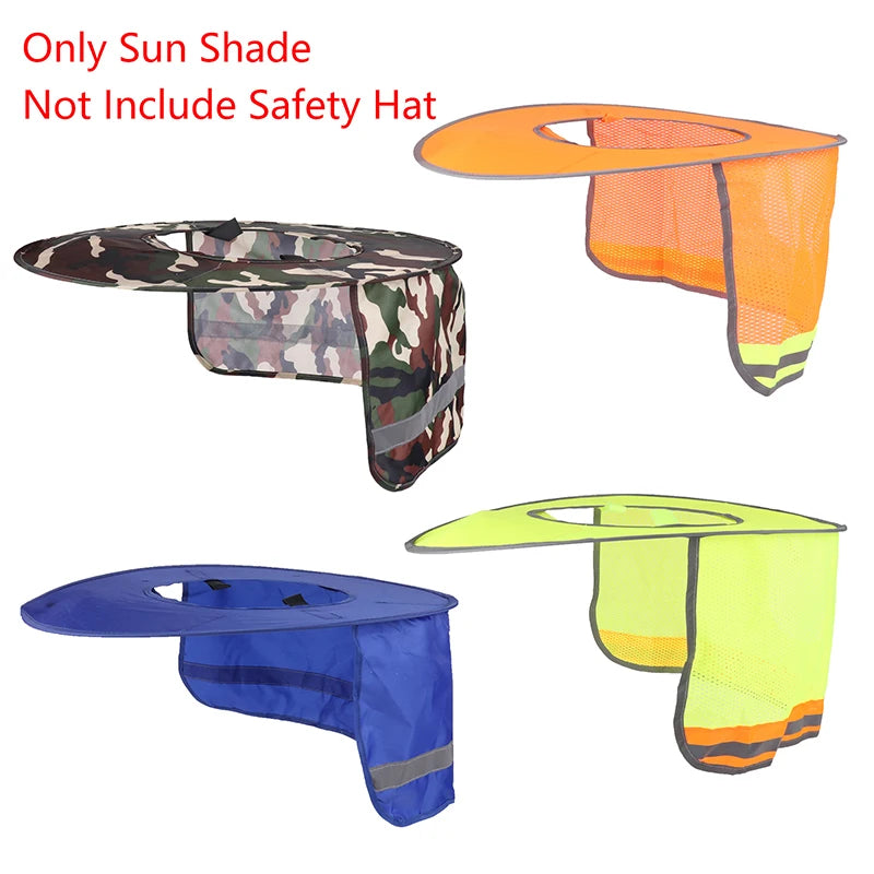 Summer Sun Shade Safety Neck Shield Helmets