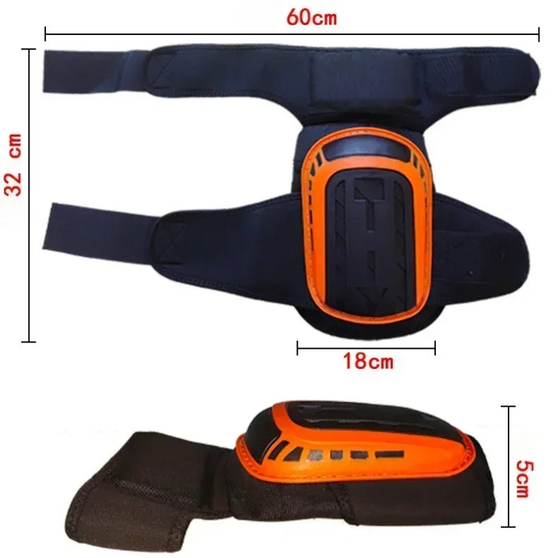 1 Pair Heavy Duty Knee Pads with Gel Cushion