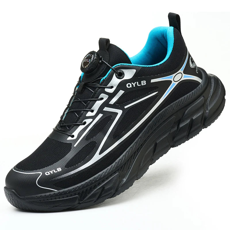 Safety Shoes Men Rotating button Protection