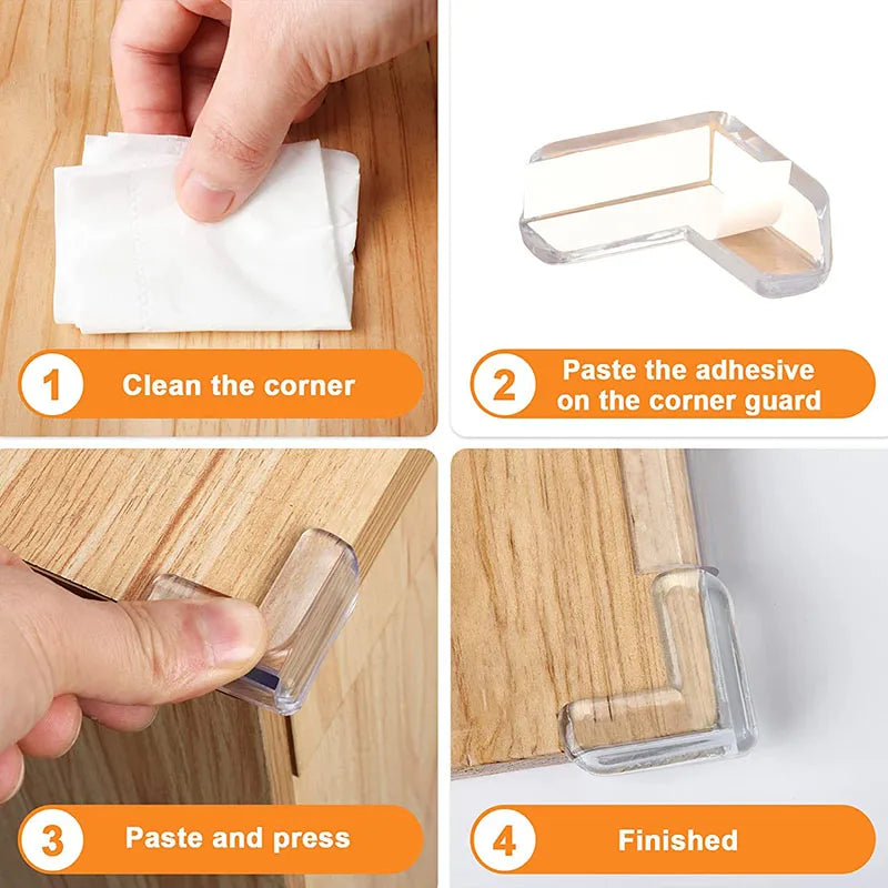 Children Baby Safety Silicone Protector Table