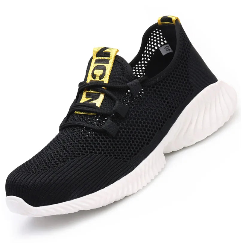summer work shoes with protection breathable\