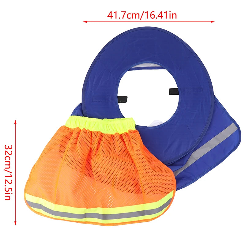 Summer Sun Shade Safety Neck Shield Helmets