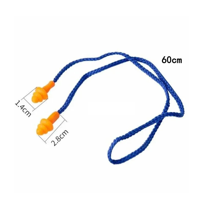 1/5/10 Pcs Silicone Corded Ear Plug Protector