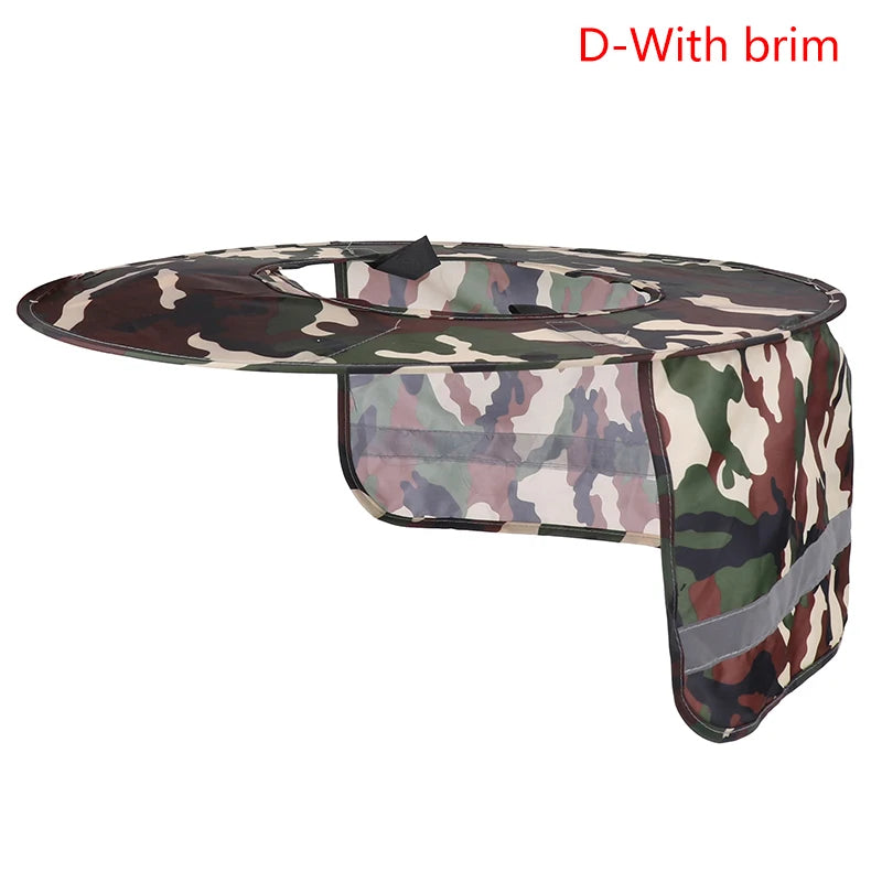 Summer Sun Shade Safety Neck Shield Helmets