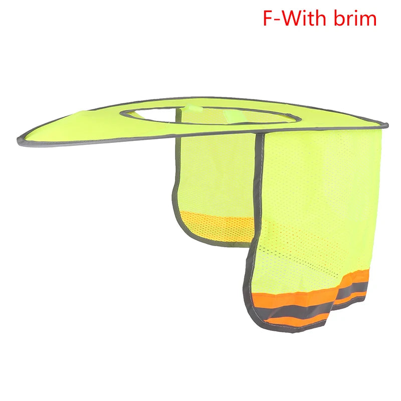 Summer Sun Shade Safety Neck Shield Helmets