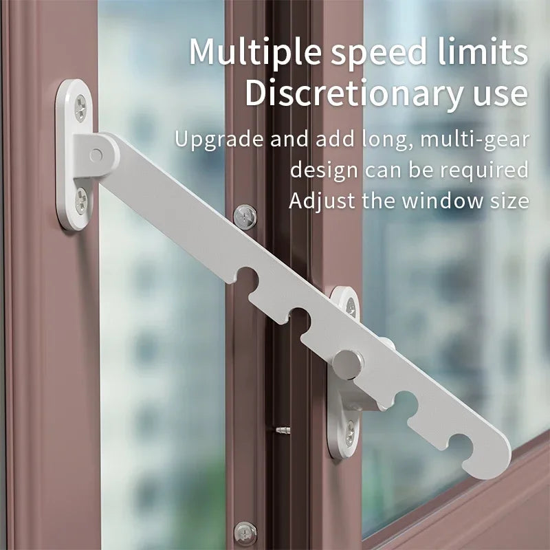 Window Restrictor Adjustable  Windowlock Stopper Falling Prevention