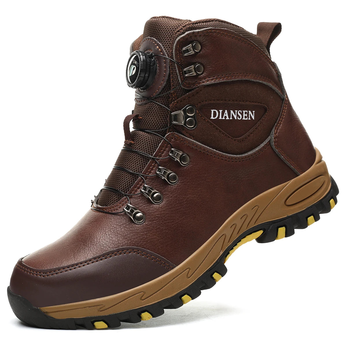 Rotating Button Safety Shoes Men Work