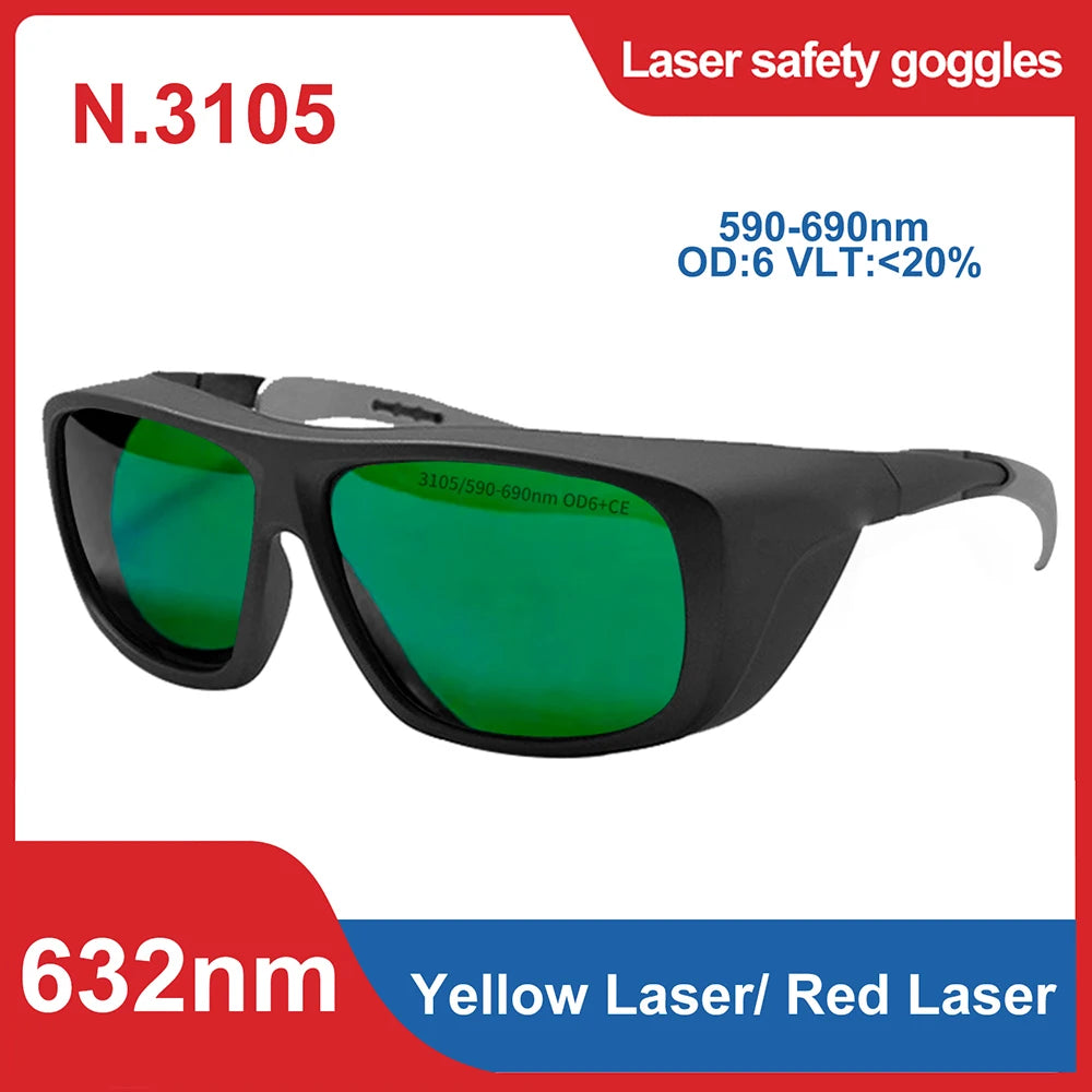 laser glasses 190-2000nm 10600nm OD6 CO2 Laser Protection goggles