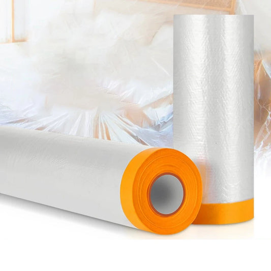 Taped PE Film Paper Furniture Dust