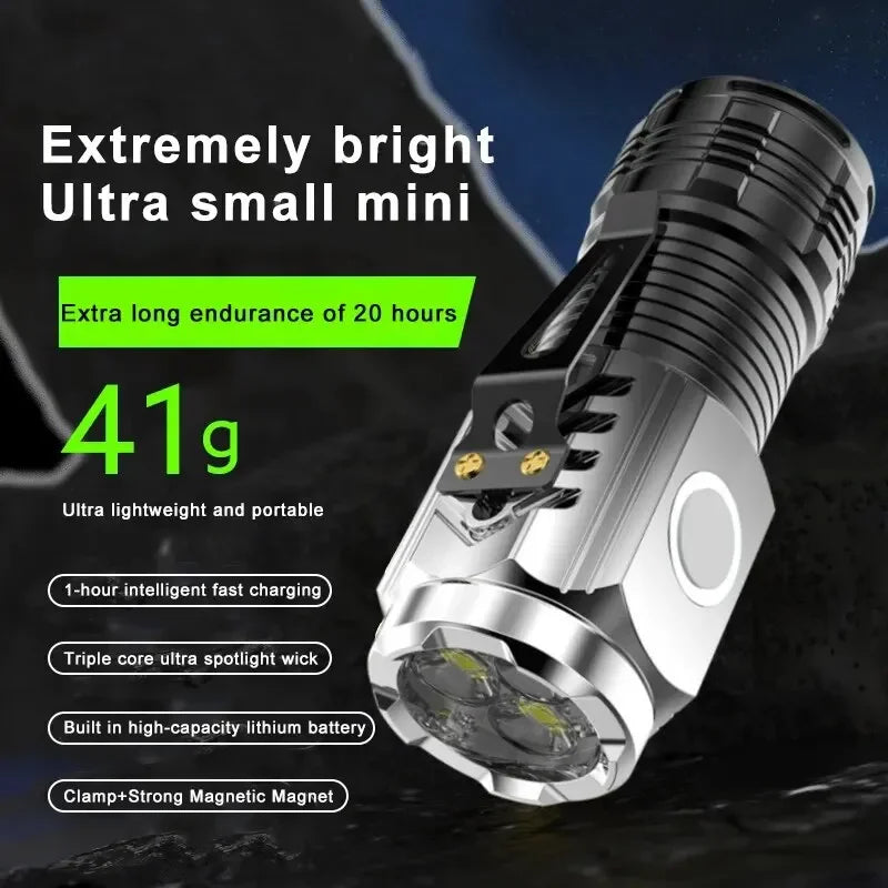 Mini Usb Charging Flashlight Ultra