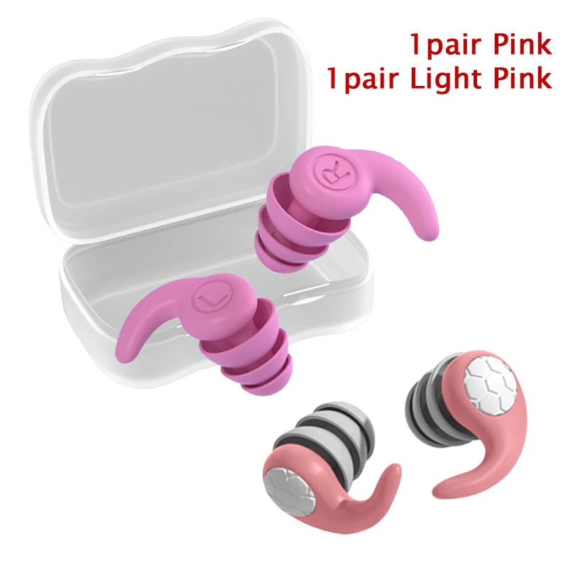 Children Silicone Ear Protector Canceling Noise 3 Layers