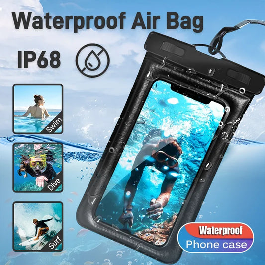 IP68 Universal Waterproof Phone Cases Bag