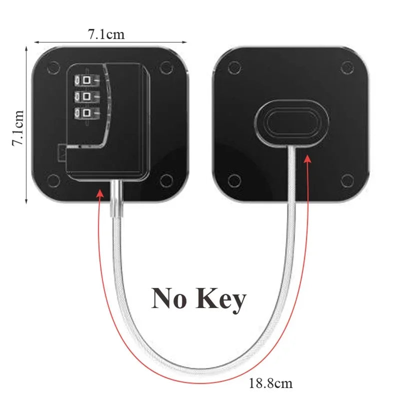1 Pcs Child Safety Lock Cabinet Fridge Door