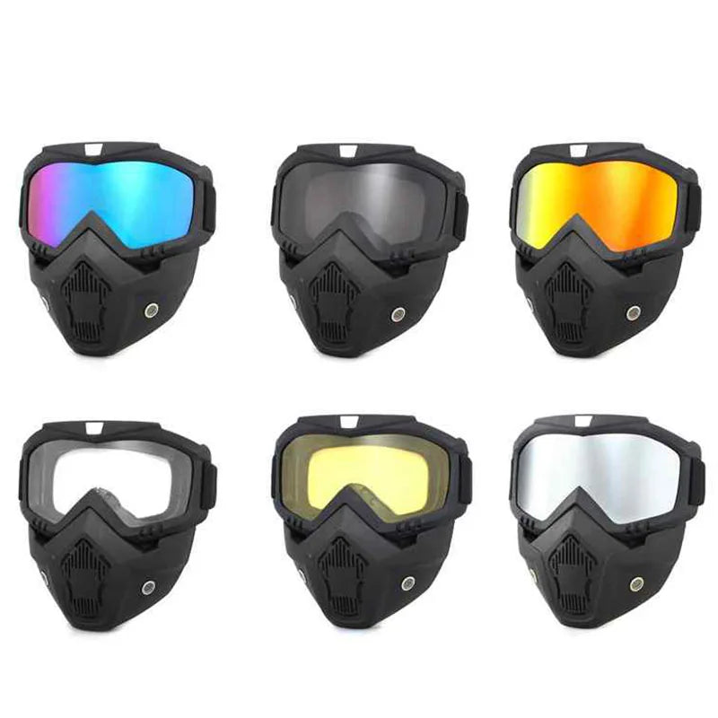 Bicycle helmet Full Face Anti-fog Mask Helmet