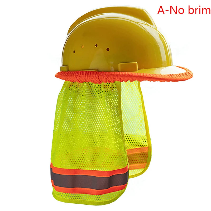 Summer Sun Shade Safety Neck Shield Helmets