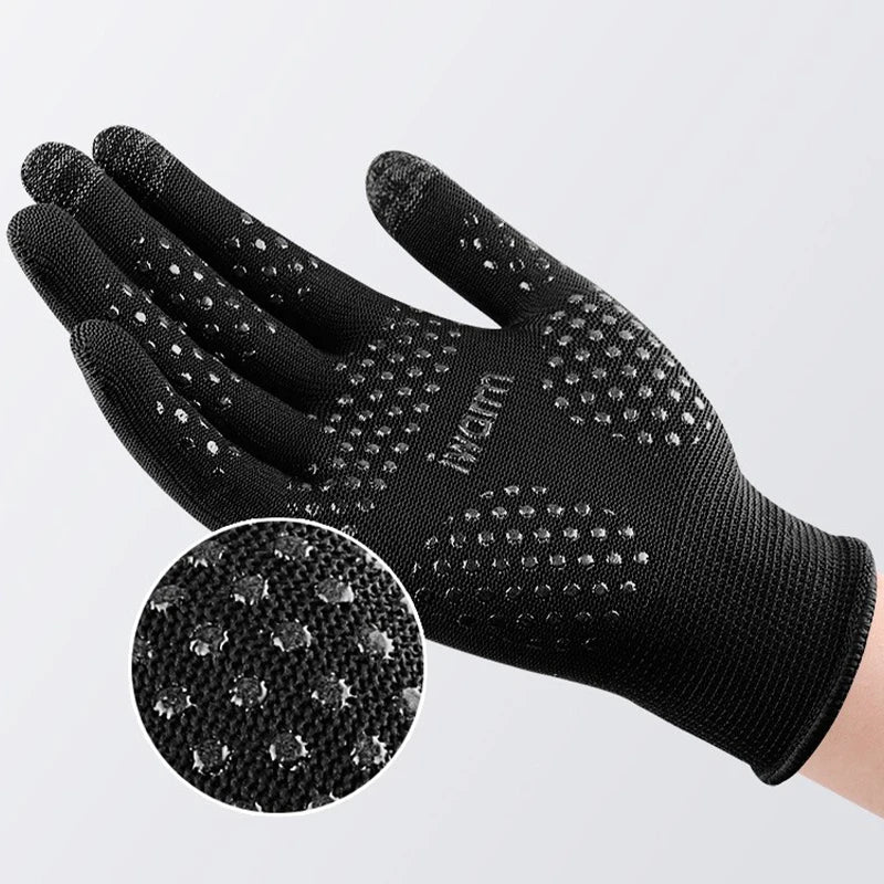1 Pair Full Fingers Gloves Waterproof