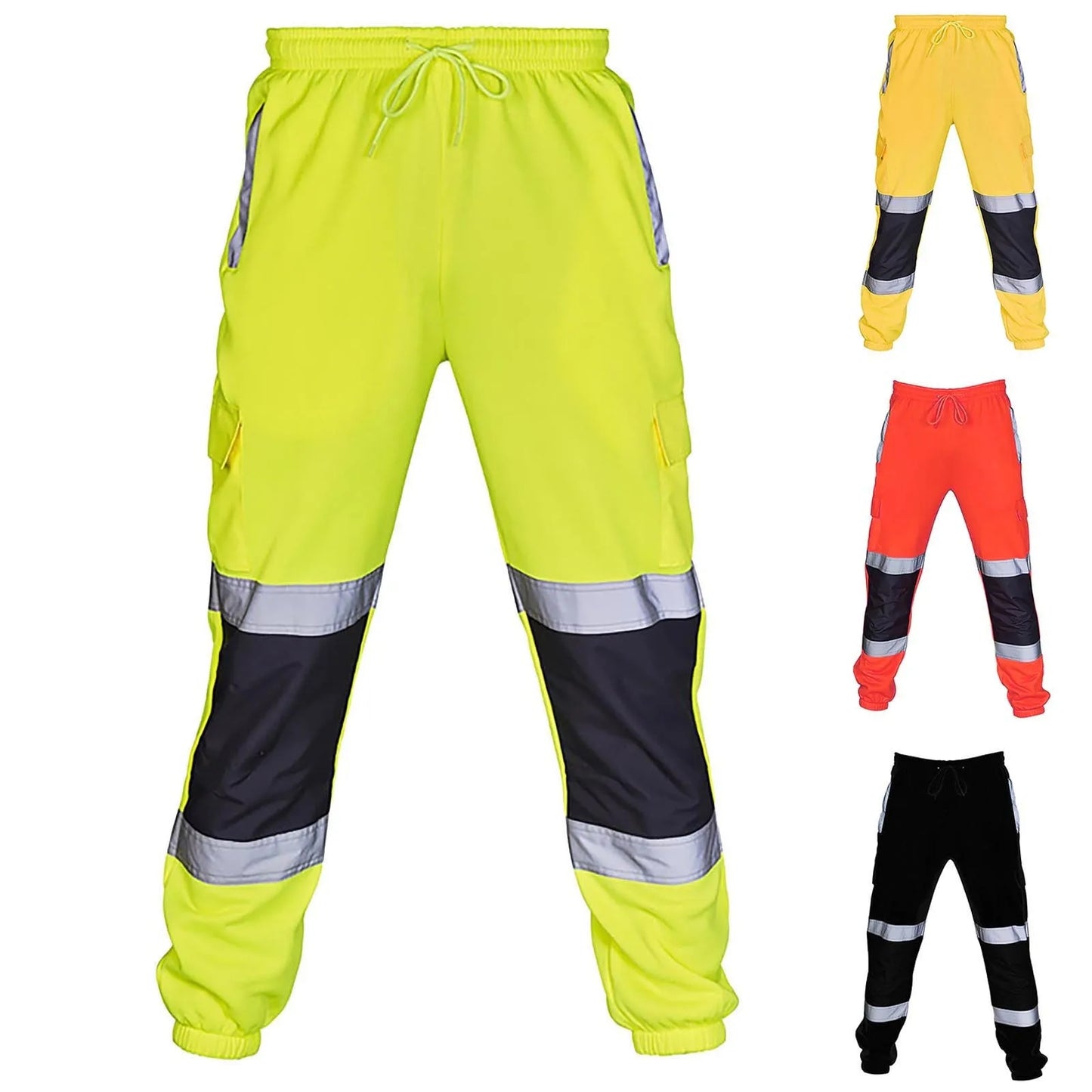 Mens Work Uniform Bottoms Safety Sweat Pants