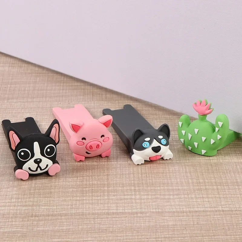 Cartoon Door Stop Silicone Reusable