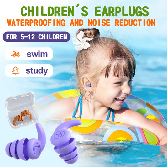 Children Silicone Ear Protector Canceling Noise 3 Layers