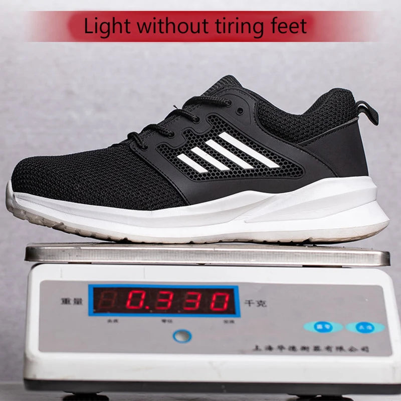 Work Safety Shoes Men Lightweight Indestructible