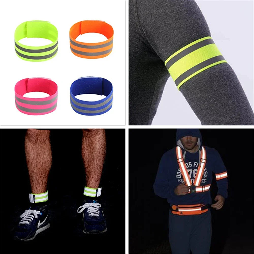 1 pair of wrist reflective tape arm leg high visibility