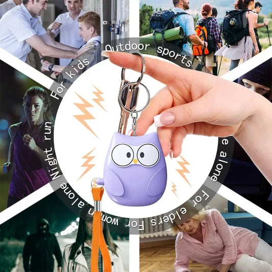 130db Self Defense Siren Safety Alarm For Women Girl
