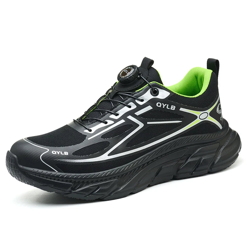 Safety Shoes Men Rotating button Protection