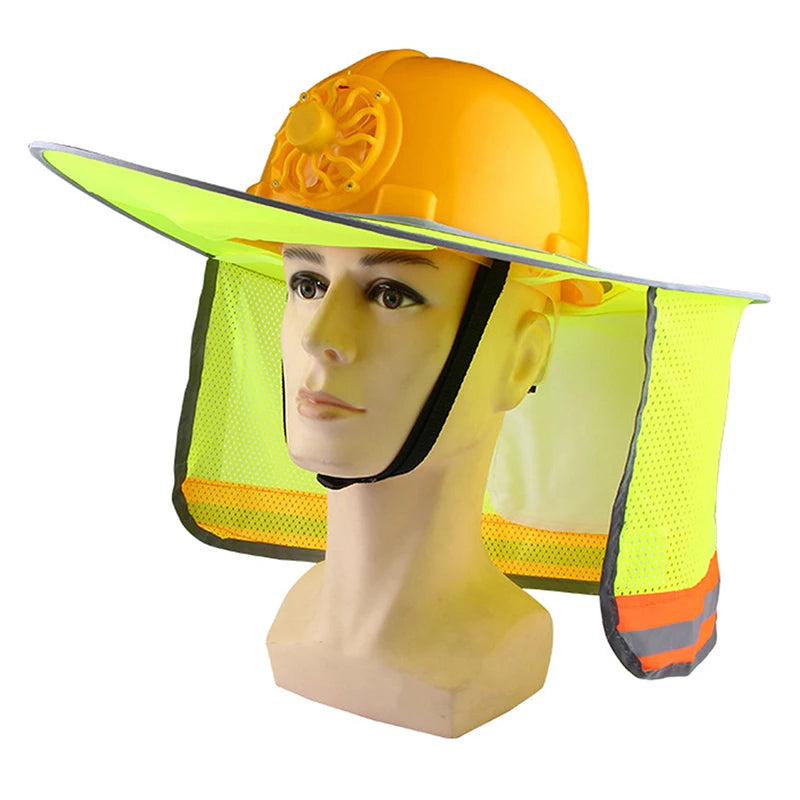 Summer Sun Shade Safety Neck Shield Helmets