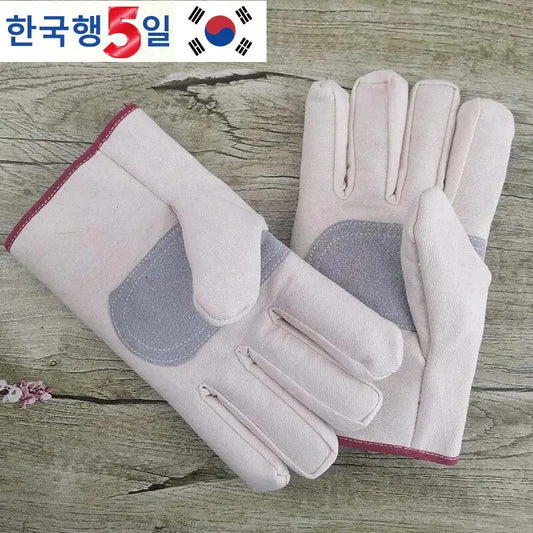 Canvas Gloves Double Thickened Protective Labor