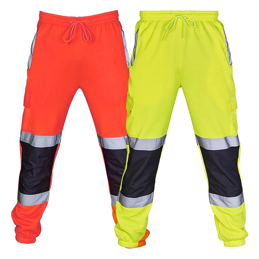 Mens Work Uniform Bottoms Safety Sweat Pants