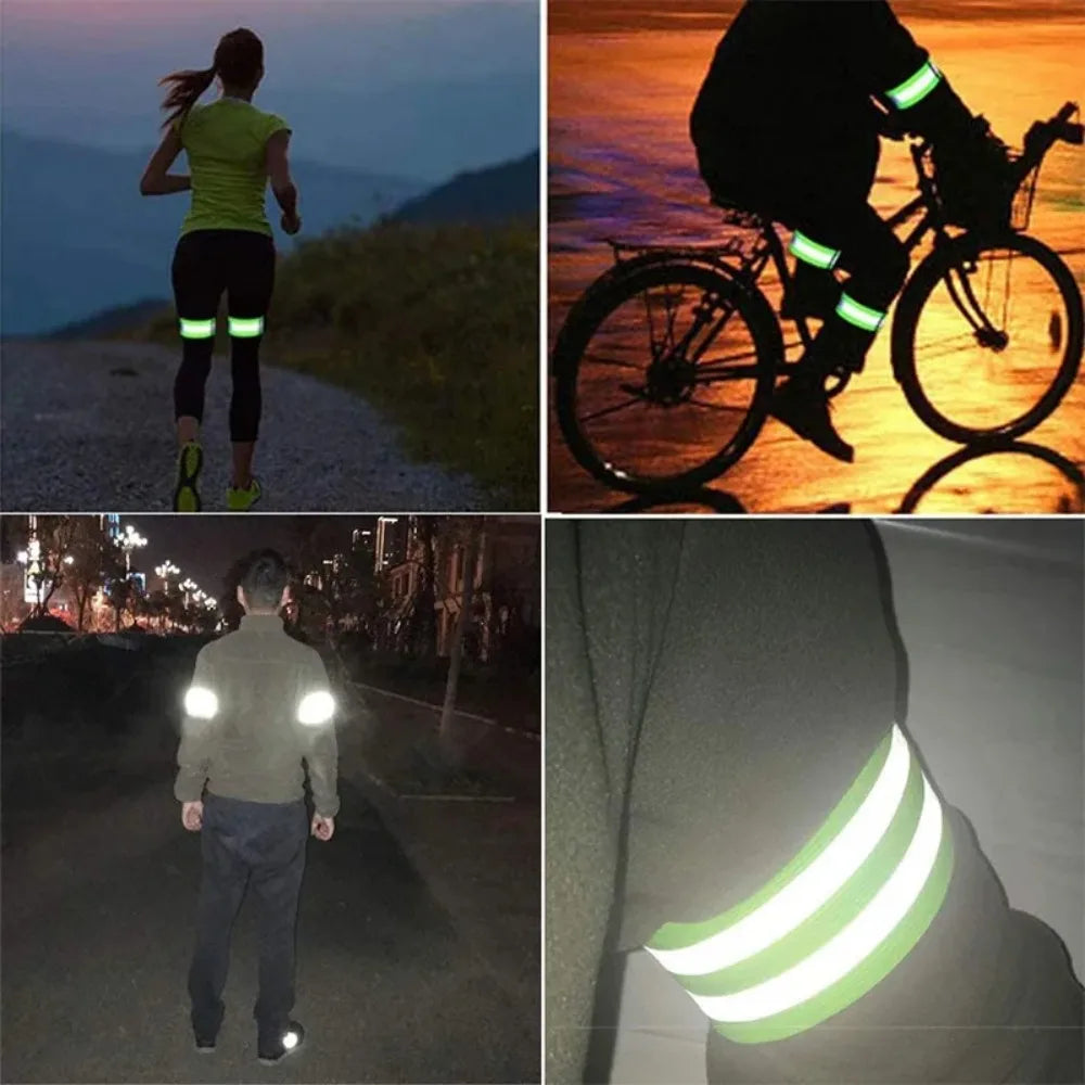 1 pair of wrist reflective tape arm leg high visibility