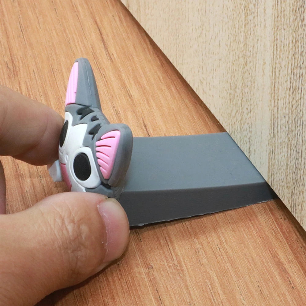Cute Cartoon Silicone Door Reusable