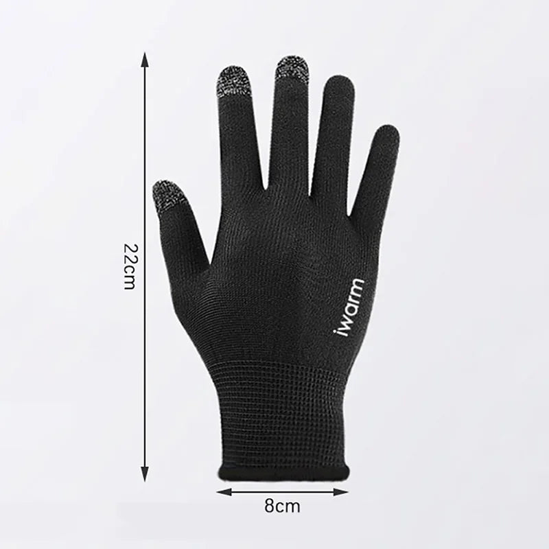 1 Pair Full Fingers Gloves Waterproof