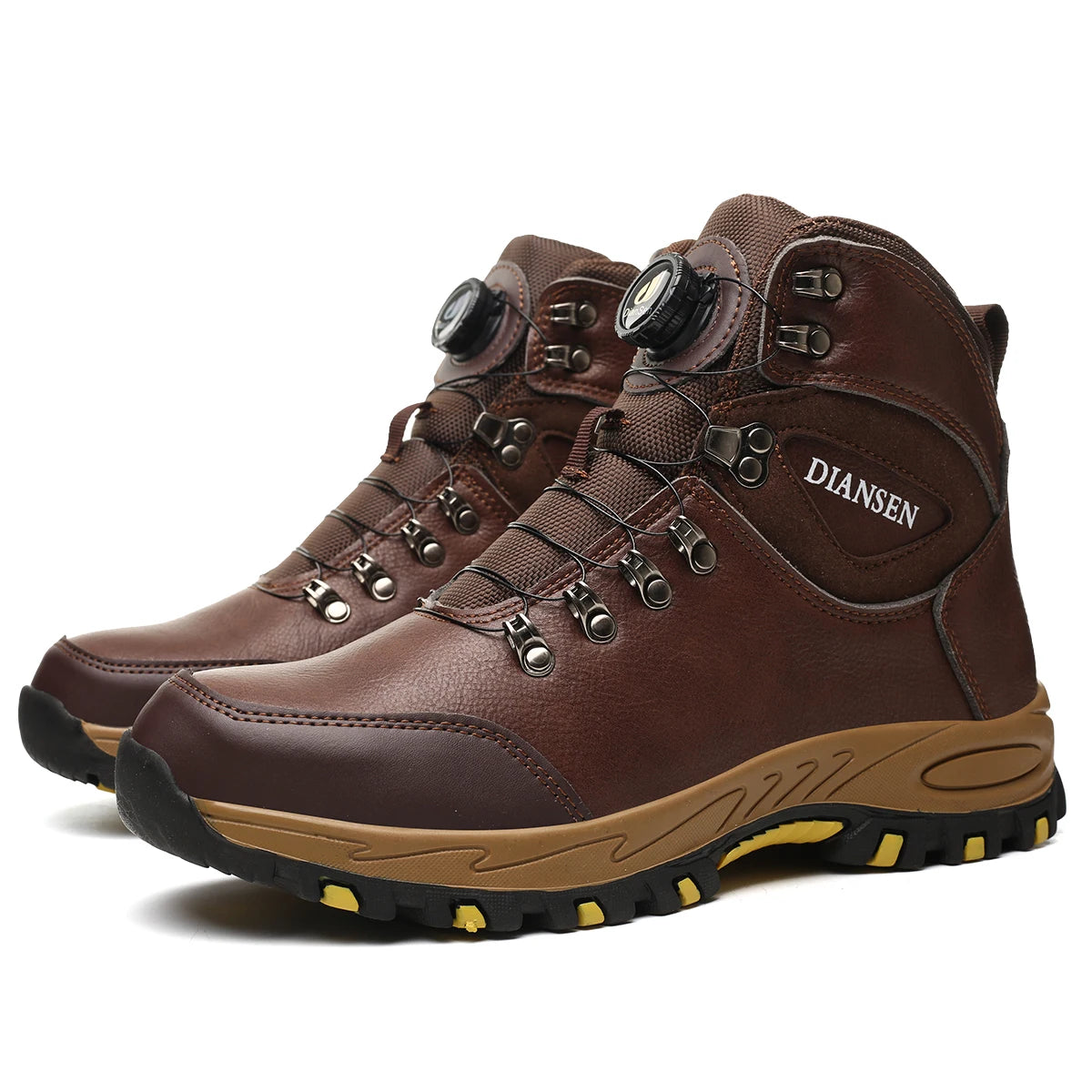 Rotating Button Safety Shoes Men Work