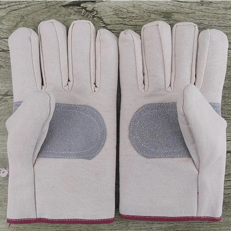Canvas Gloves Double Thickened Protective Labor