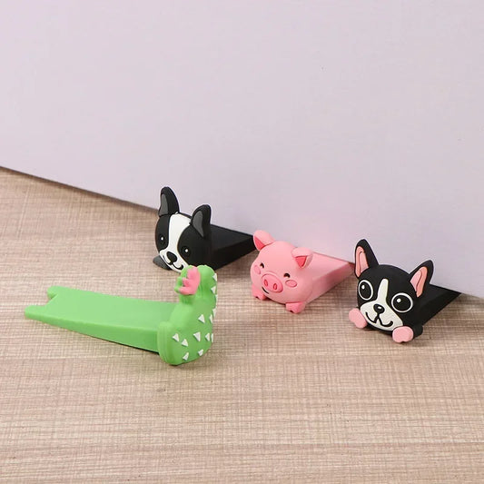 Cartoon Door Stop Silicone Reusable
